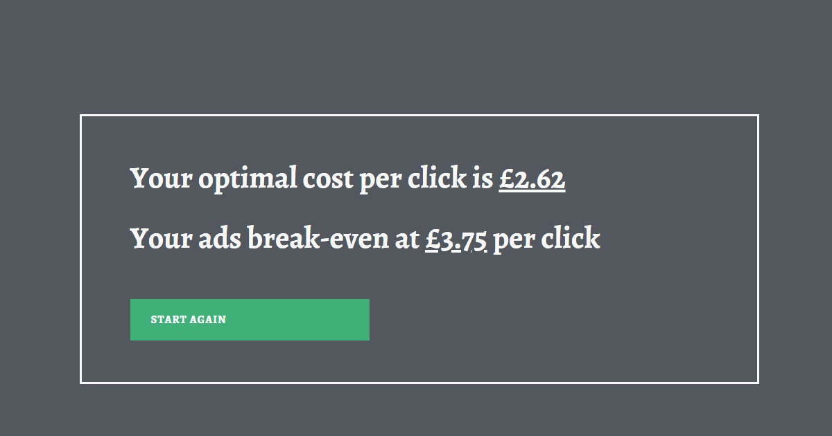 Google Ads Cost Calculator Nerd Cow Ltd.